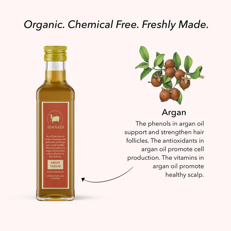 Argan Tailum : Strength And Nourish Hair Massage Oil