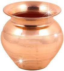 Copper Kalash [450 ml, Weight 78 Grams]