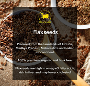 Idanadi® - Flaxseeds | 100% Raw And Clean | Organic Indian Jadibooti | Linum Usitatissimum